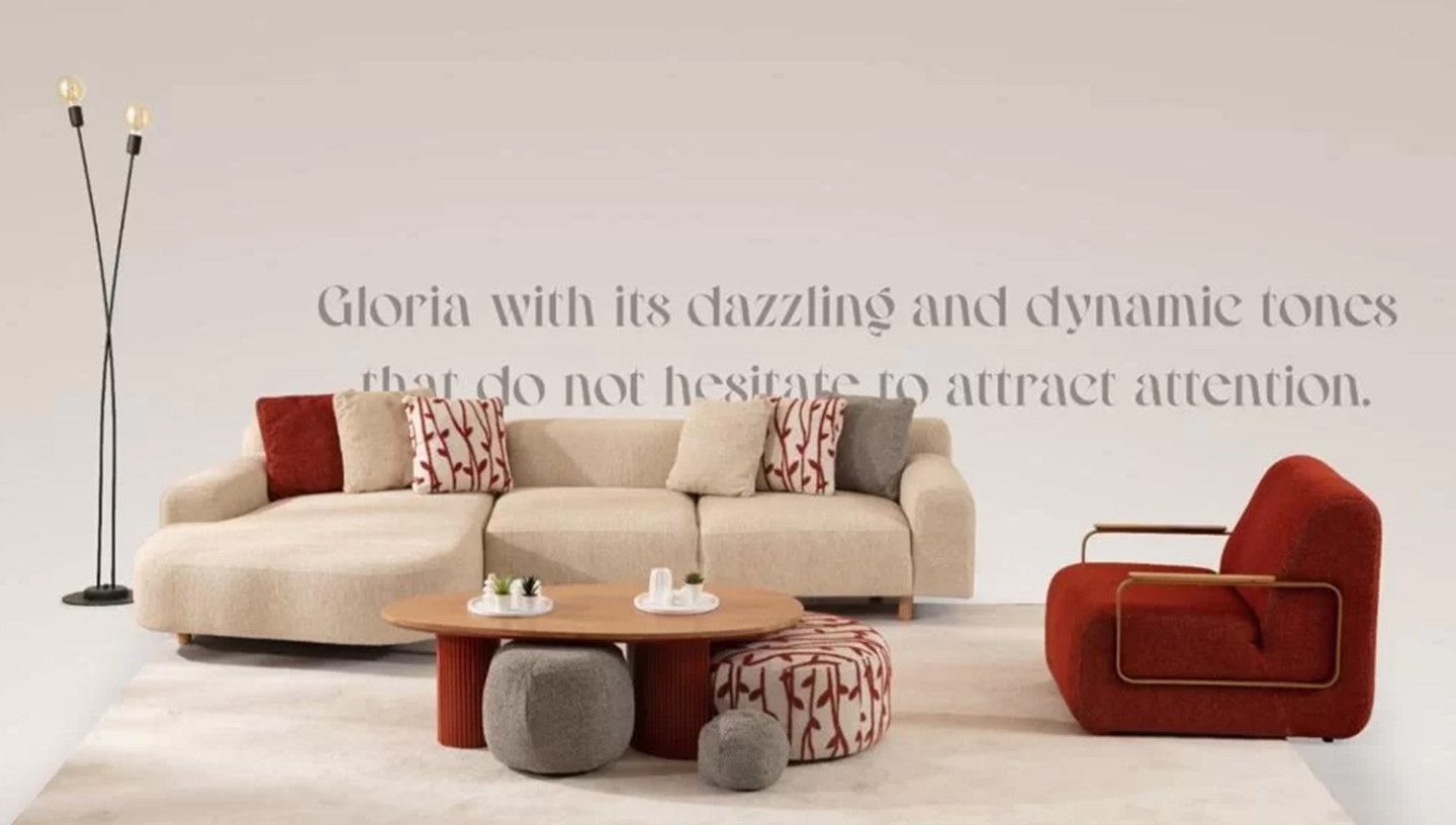 Gloria Büyük Puf - Resim 1