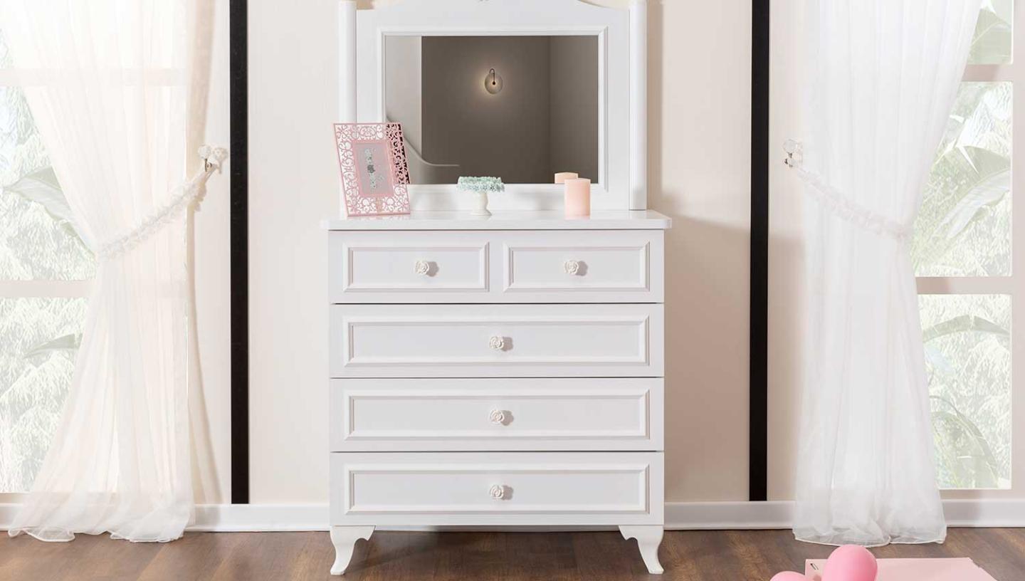 Siena Çamaşırlık ve Aynası - Resim 1