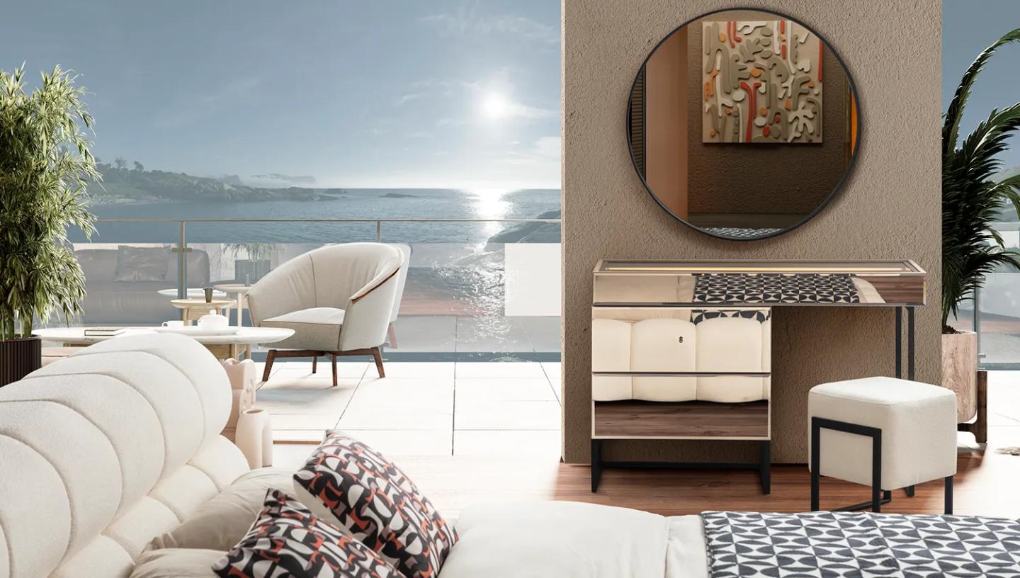 Bronze Ceviz Yatak Odası Takımı - Resim 7