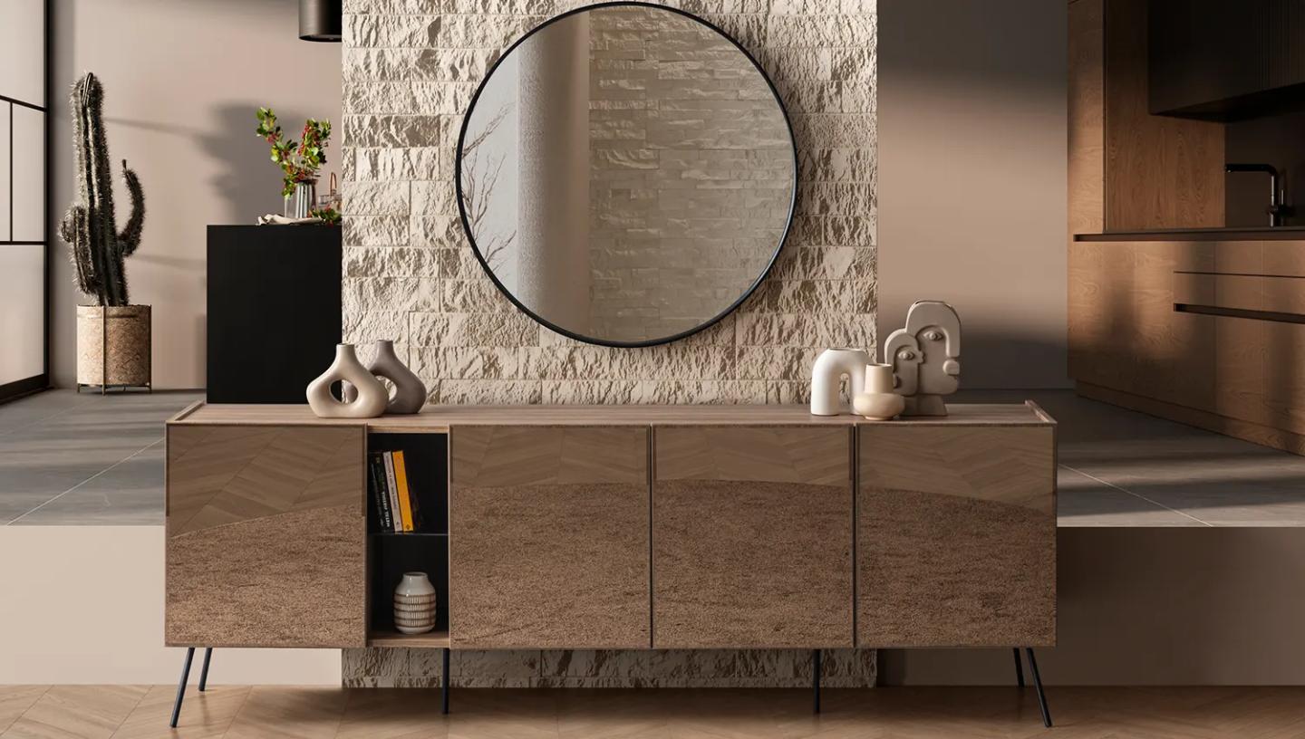 Bronze Ceviz Yemek Odası Takımı - Resim 3