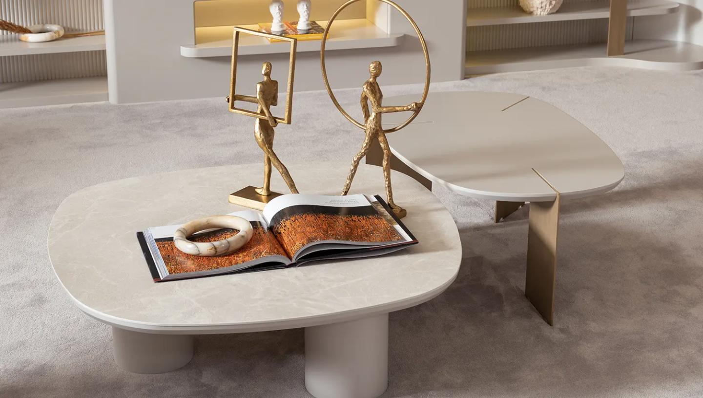 Noga Ahsap Ayaklı Orta Sehpa - Resim 3