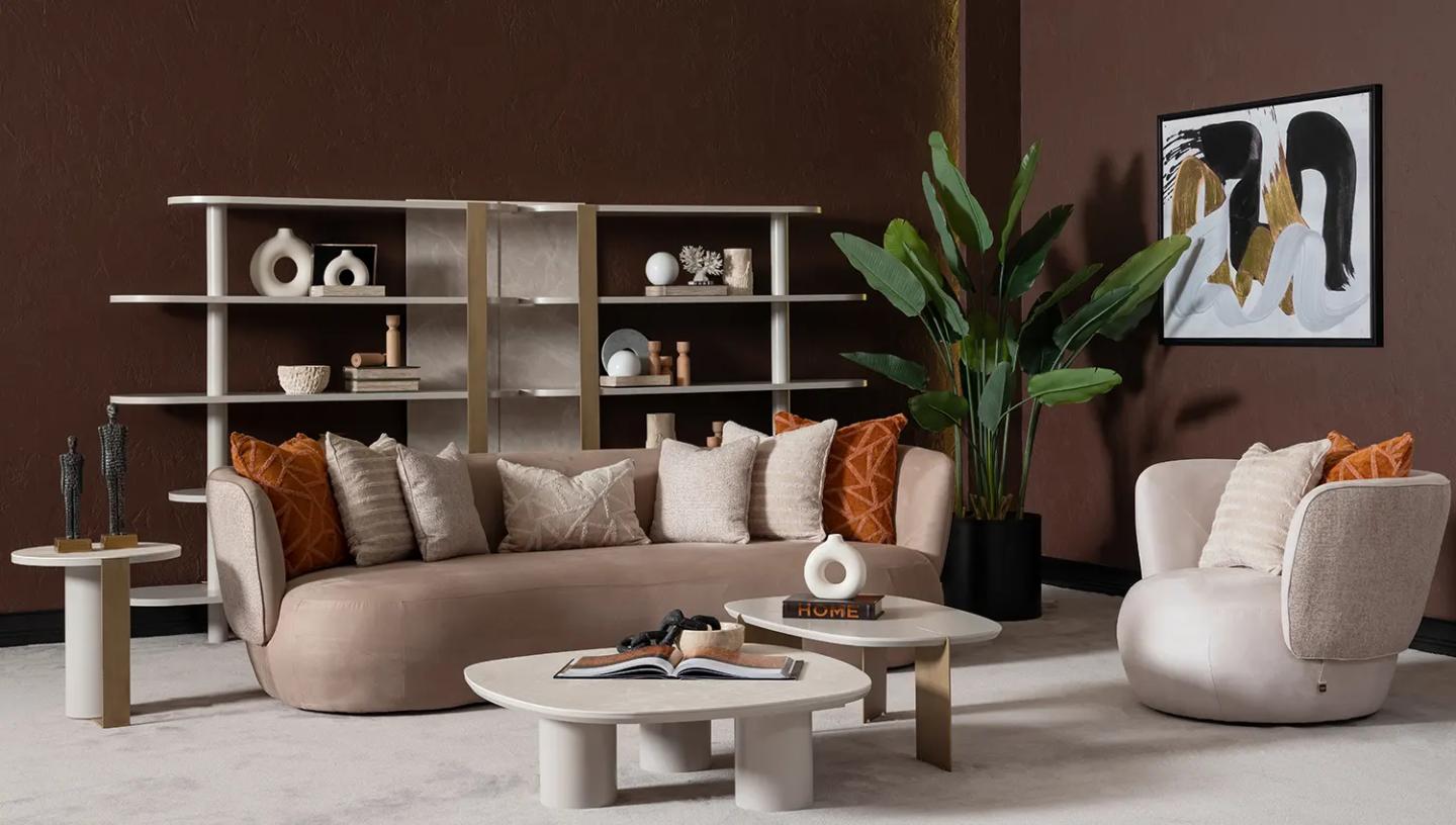 Noga Ahsap Ayaklı Orta Sehpa - Resim 1