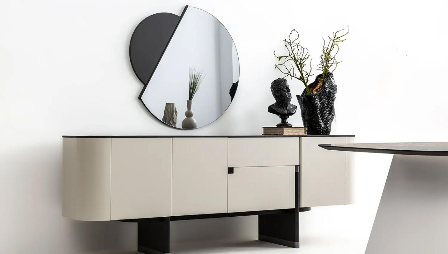 Delta Yemek Odası Takımı ( Açık Gri - Siyah ) - Resim 13