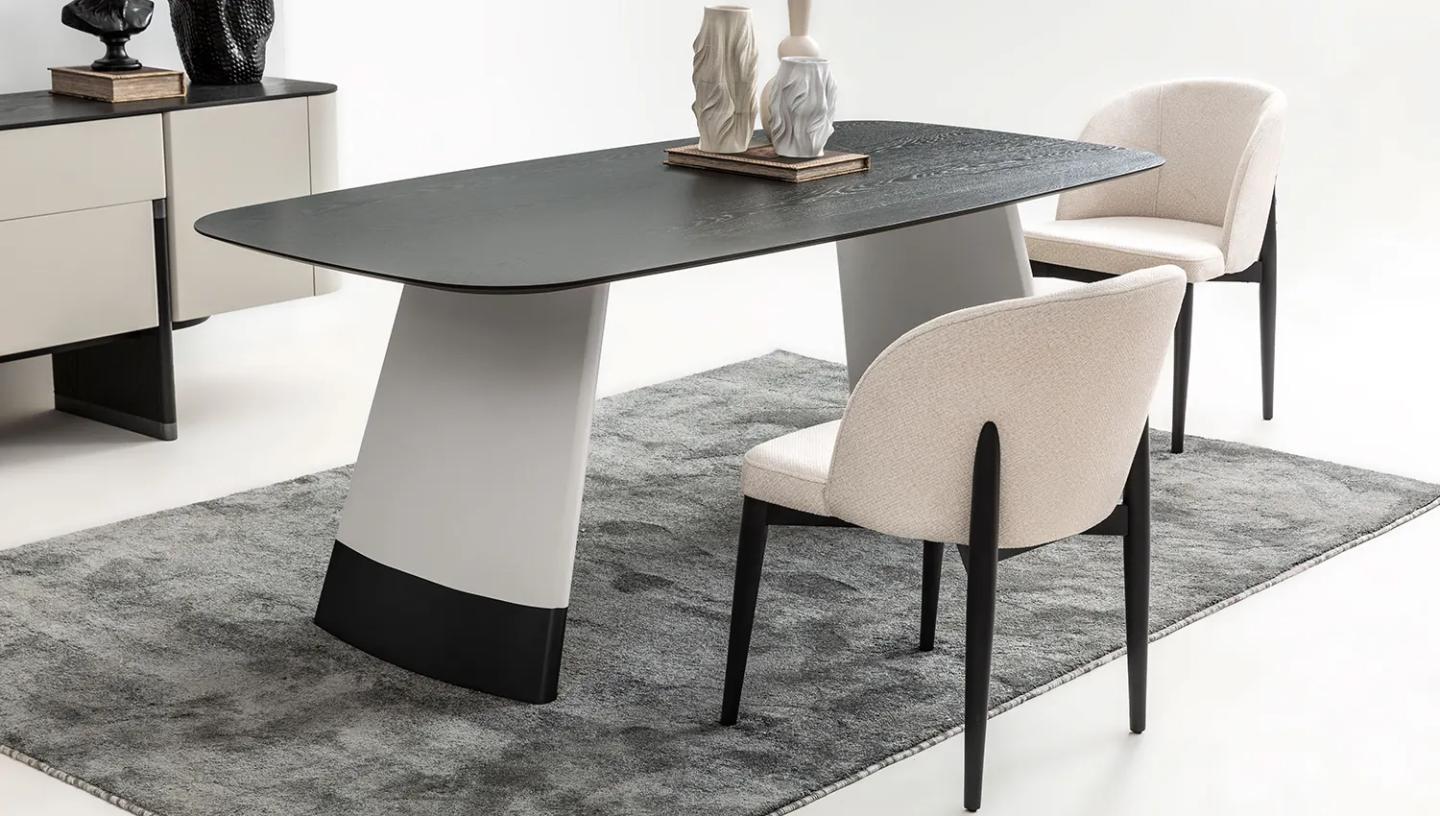 Delta Yemek Odası Takımı ( Açık Gri - Siyah ) - Resim 16