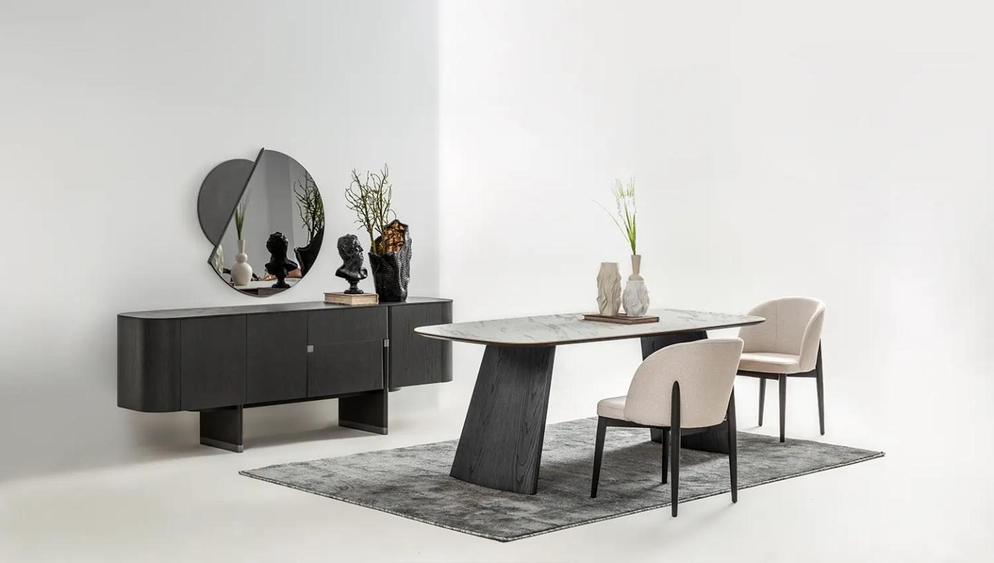 Delta Yemek Odası Takımı ( Antrasit ) - Resim 7