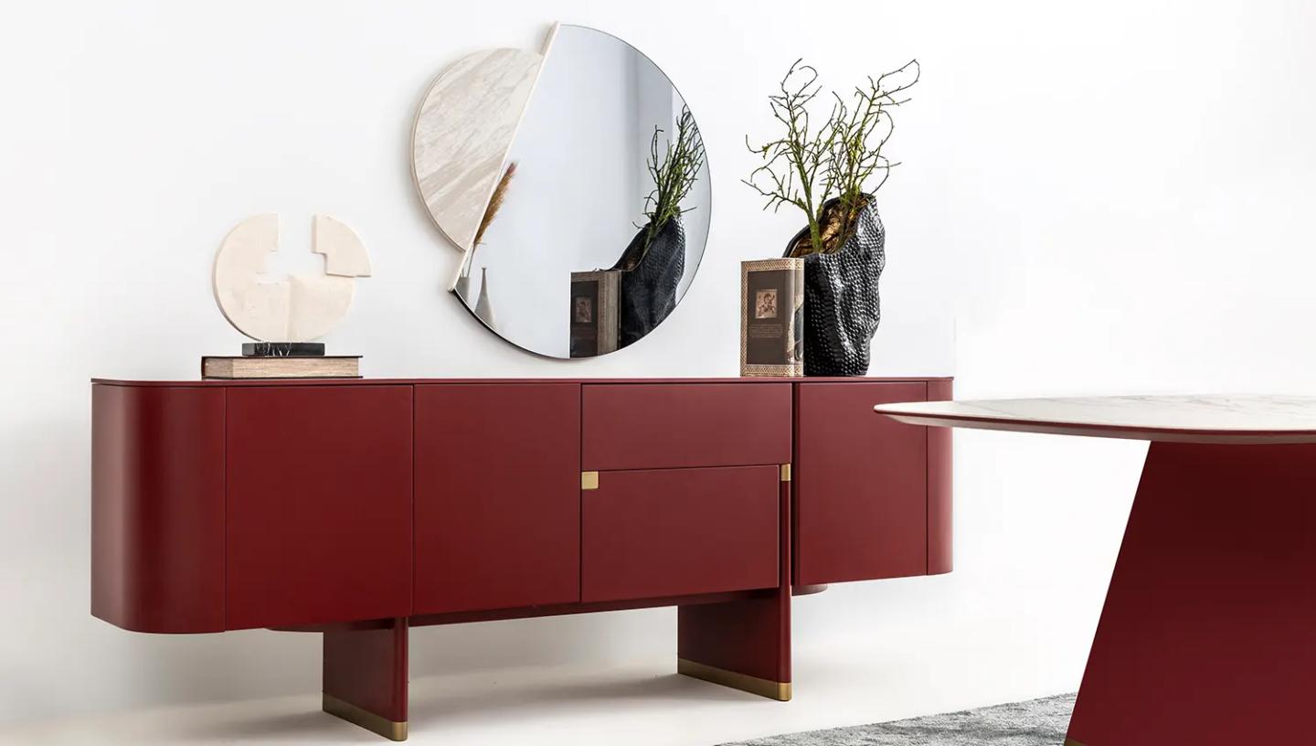 Delta Yemek Odası Takımı ( Bordo) - Resim 10