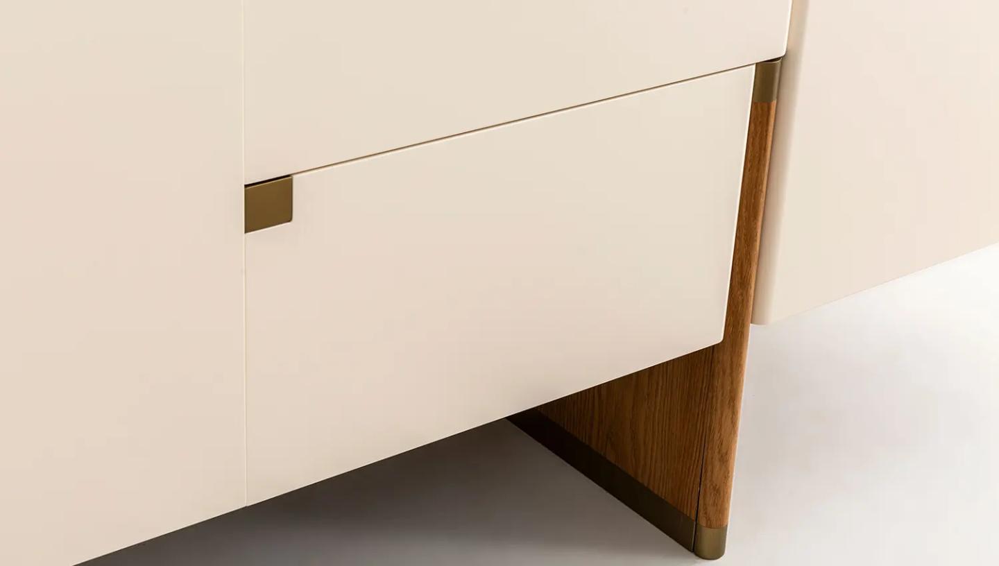 Delta Yemek Odası Takımı ( Ekru - Gold) - Resim 9