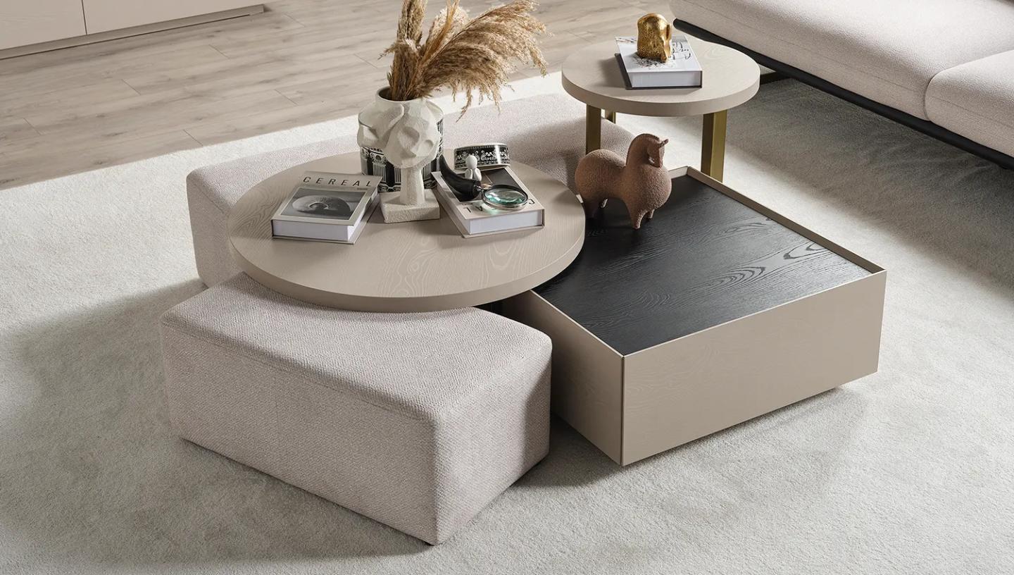 Frida Çekmeceli Kare Sehpa - Resim 3