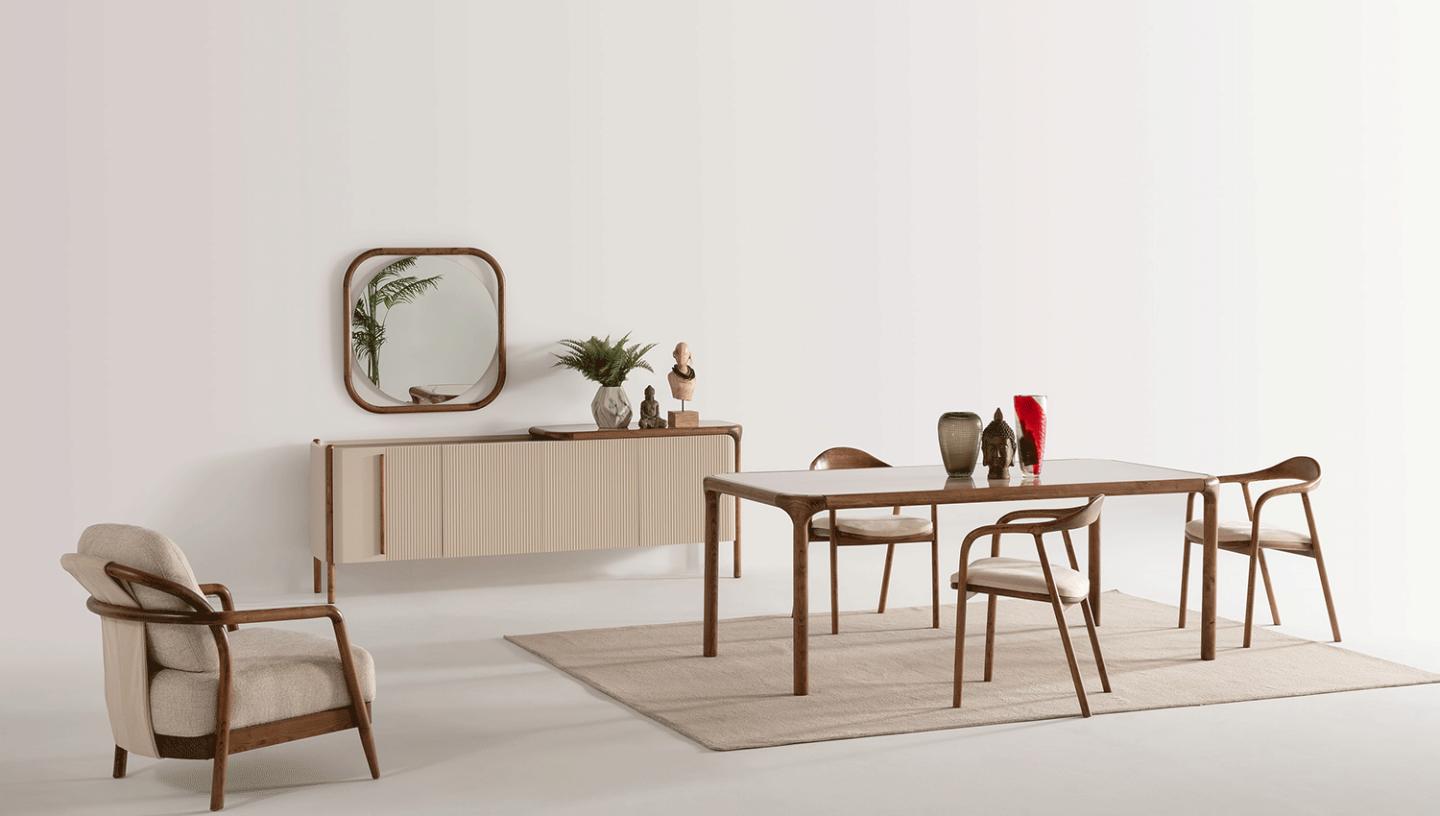 Woody Yemek Odası Takımı - Resim 3