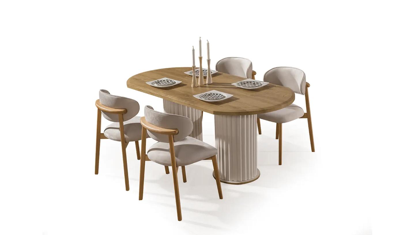 Horizon Yemek Masası ( Sabit ) - Resim 2