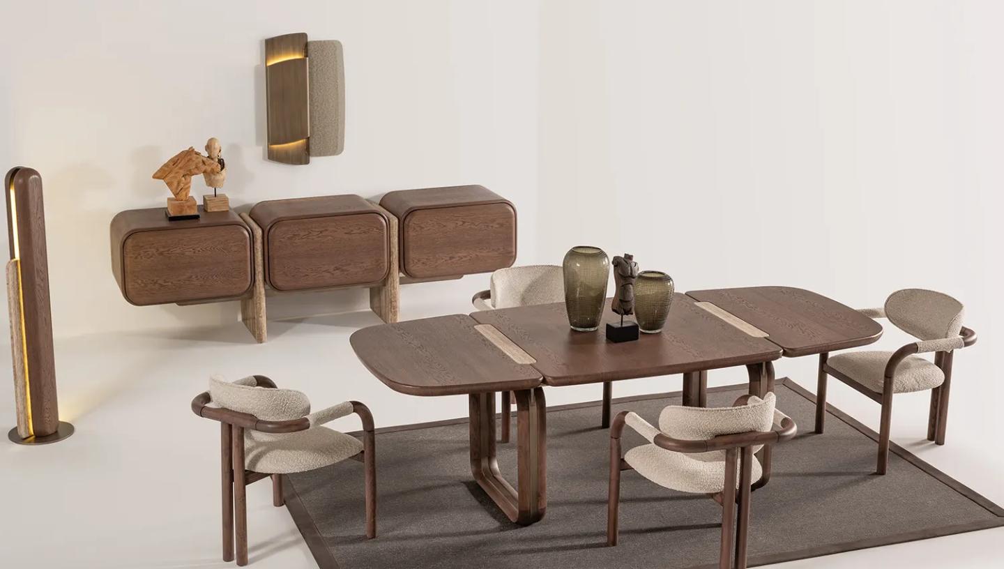 Mocha Yemek Odası Takımı - Resim 4