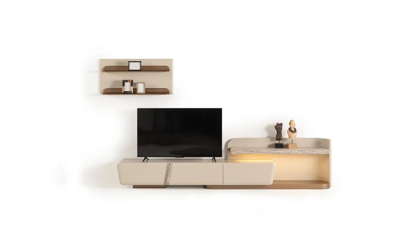 Danla Tv Alt Tabla ( Mermerli Pano ) - Resim 1