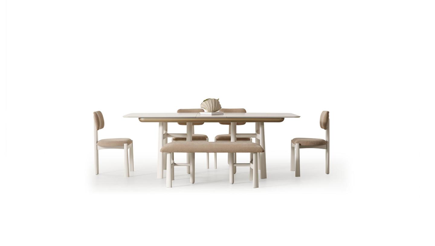 Velluto Yemek Odası Takımı ( Lake ) - Resim 15