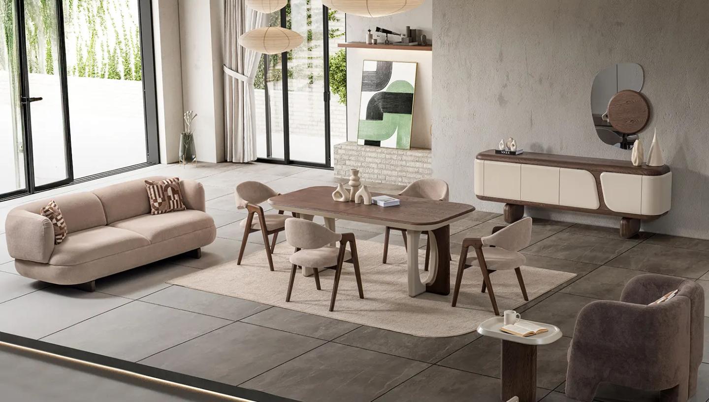 Lukka Yemek Odası Takımı - Resim 2