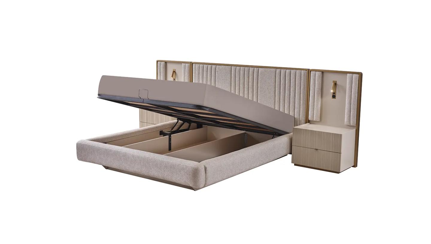 Hermes Karyola 180cm - Resim 1